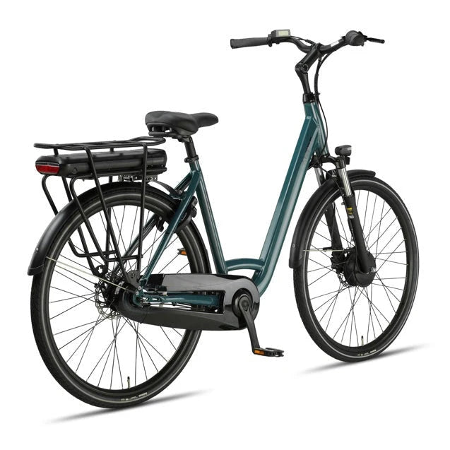 Altec Diamond Elektrische Fiets - 28 inch – 53 cm – 250W (42Nm) Voorwielmotor – Accu 468Wh (36V, 13Ah) – Shimano Nexus 7 – Hydraulische Remmen – Glazuur Blauw - AE-trading