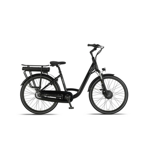 Altec Diamond - Elektrische Fiets - Mat Zwart - 26 inch - 44 cm - 250W (42Nm) Voorwielmotor - Accu 468Wh (36V, 13Ah) - Shimano Nexus 7 Versnellingen - Hydraulische Remmen - AE-trading