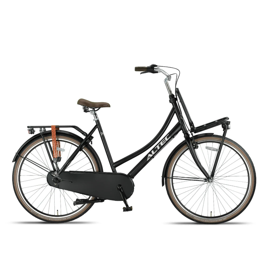 Altec Dutch 28 Inch - 57cm - Mat Zwart - Damesfiets - AE-trading