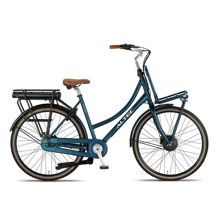 Altec Kratos Elektrische Fiets 28 inch – 53 cm – Voorwielmotor – 468Wh – Shimano Nexus 7 – Hydraulische Schijfremmen – Night Blue - AE-trading