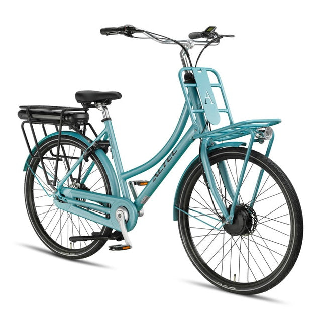 Altec Kratos Elektrische Fiets 28 inch – 53 cm – Voorwielmotor – 468Wh – Shimano Nexus 7 – Hydraulische Schijfremmen – Steel Grijs - AE-trading