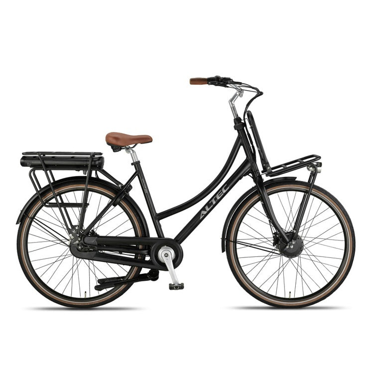 Altec Kratos Elektrische Fiets 28 inch – 53 cm – Voorwielmotor – 468Wh – Shimano Nexus 7 – Hydraulische Schijfremmen – Mat Zwart - AE-trading