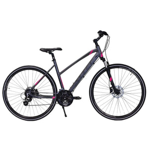 Altec Legarda Trekking LSM HYD - Antraciet/Pink - Damesfiets - AE-trading