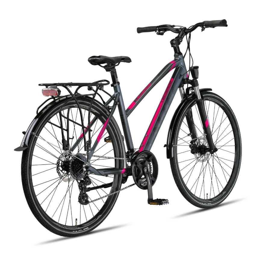 Altec Legarda (CT) LSM 28 Inch HYD - Antraciet/Pink - Damesfiets - AE-trading
