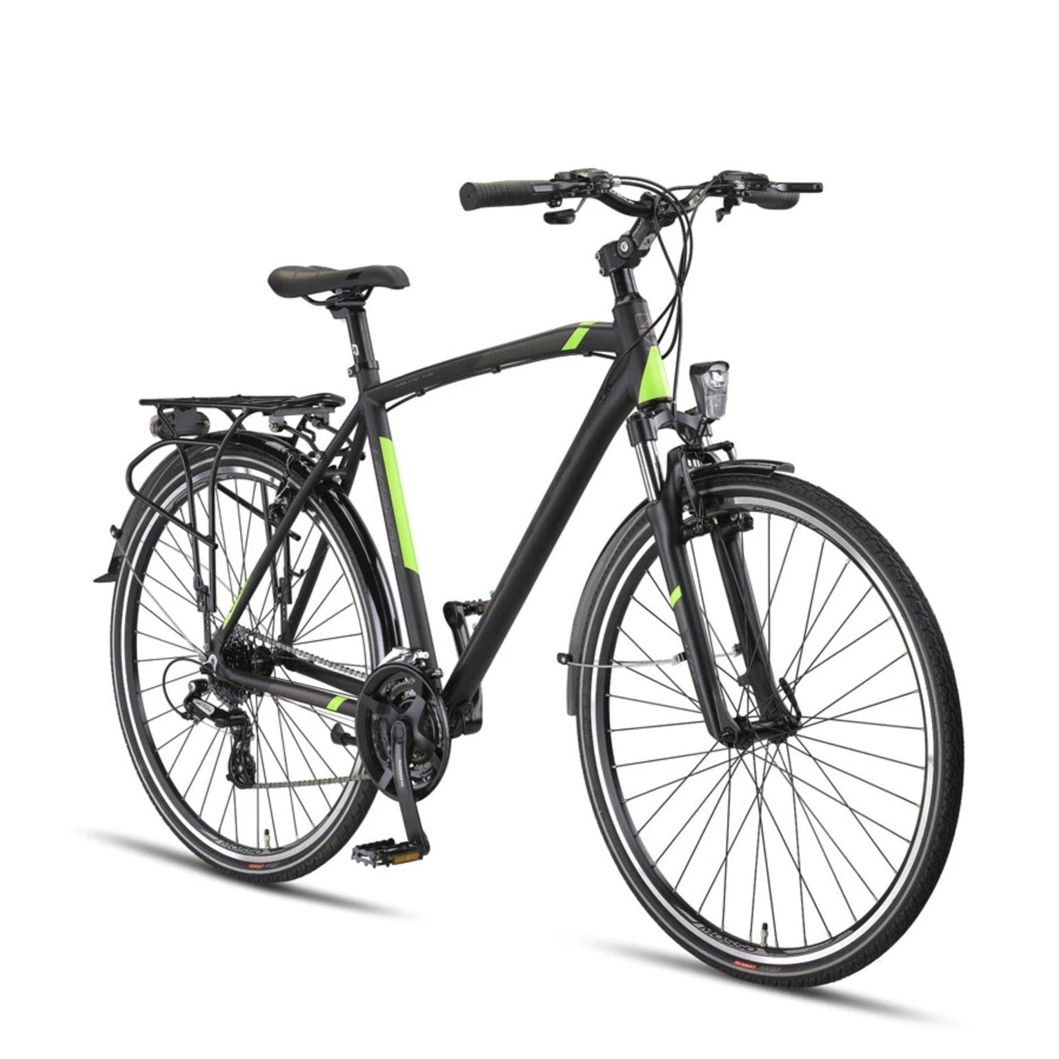 Altec Legarda (CT) MSM Trekking V-Brakes - Zwart-Lime - Herenfiets - AE-trading