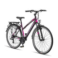 Altec Legarda (CT) – LSM 28 inch Damesfiets V-Brakes 24 Versnellingen – Purple/Pink - AE-trading