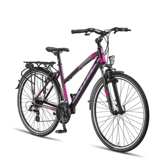 Altec Legarda (CT) – LSM 28 inch Damesfiets V-Brakes 24 Versnellingen – Purple/Pink - AE-trading