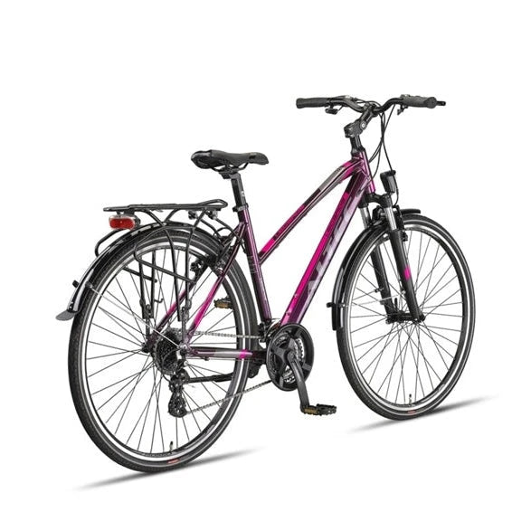 Altec Legarda (CT) – LSM 28 inch Damesfiets V-Brakes 24 Versnellingen – Purple/Pink - AE-trading