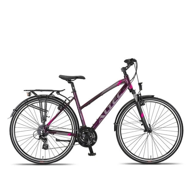 Altec Legarda (CT) – LSM 28 inch Damesfiets V-Brakes 24 Versnellingen – Purple/Pink - AE-trading