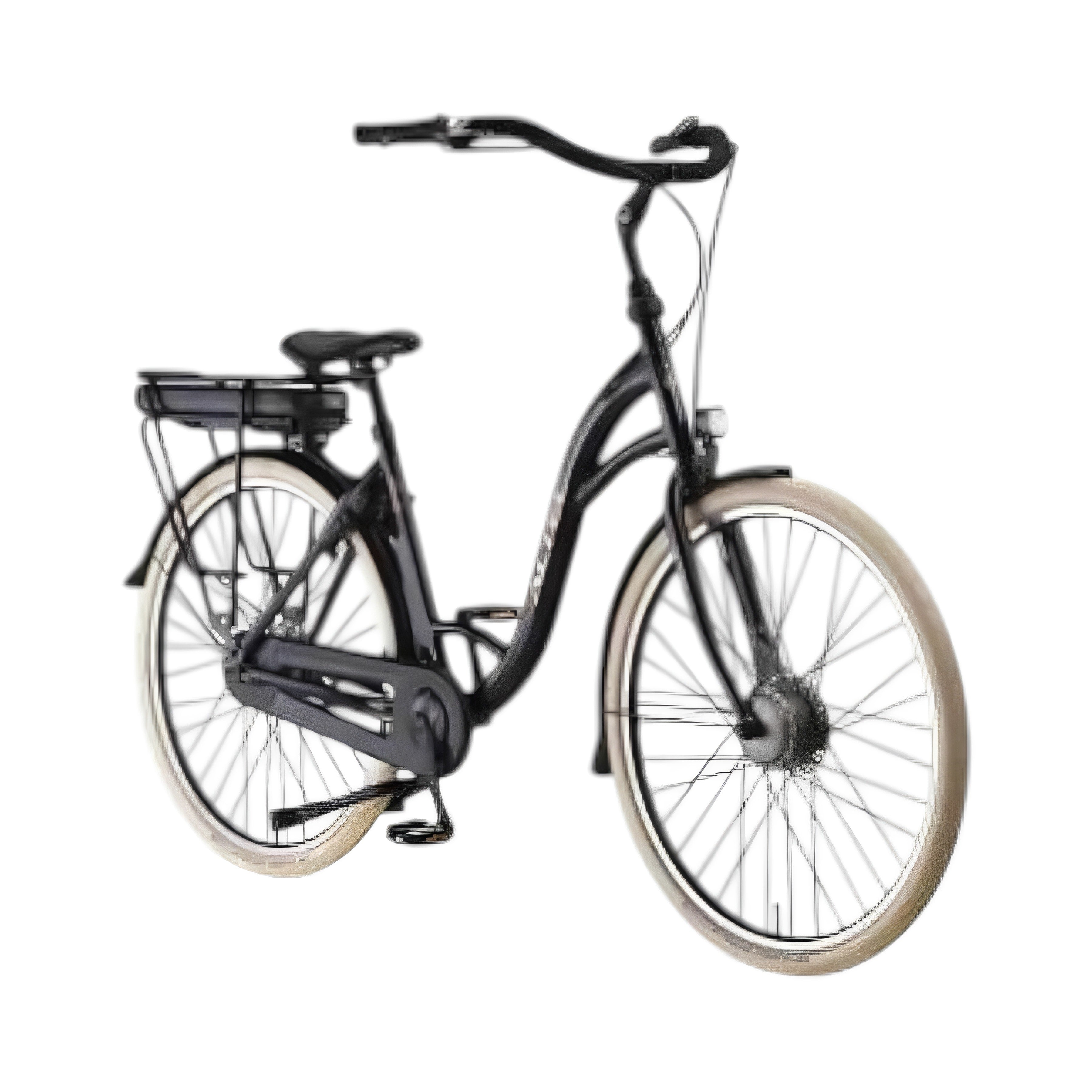 Altec Liberty Moederfiets Elektrische Fiets 28 inch – 50 cm – Voorwielmotor – 518Wh – Shimano Nexus 7 – Shiny Black - AE-trading