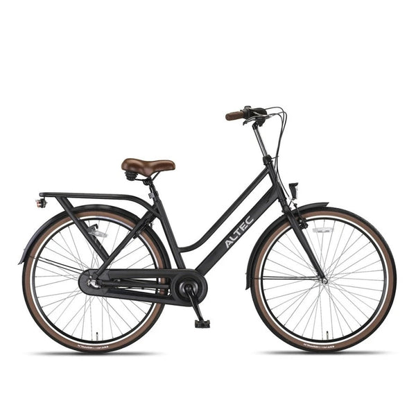 Altec Manta 28 Inch - Mat Zwart - Damesfiets - AE-trading
