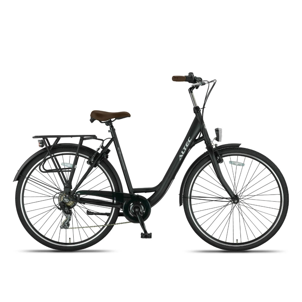 Altec Metro 28 Inch - Mat Zwart - 55cm - Damesfiets - AE-trading