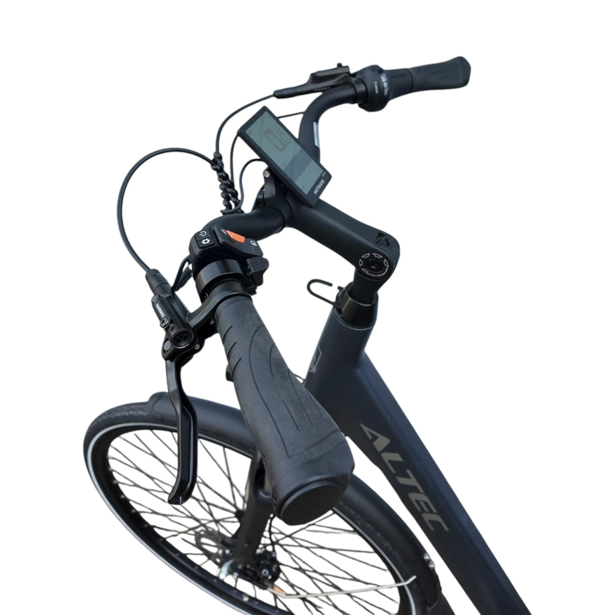 Altec Montana Next - Hydraulische Remmen - Elektrische Fiets - Mat Grijs - 28 inch - Accu 518Wh (37V, 14Ah) - 250W (65Nm) Middenmotor - Shimano Nexus 7 Versnellingen - AE-trading