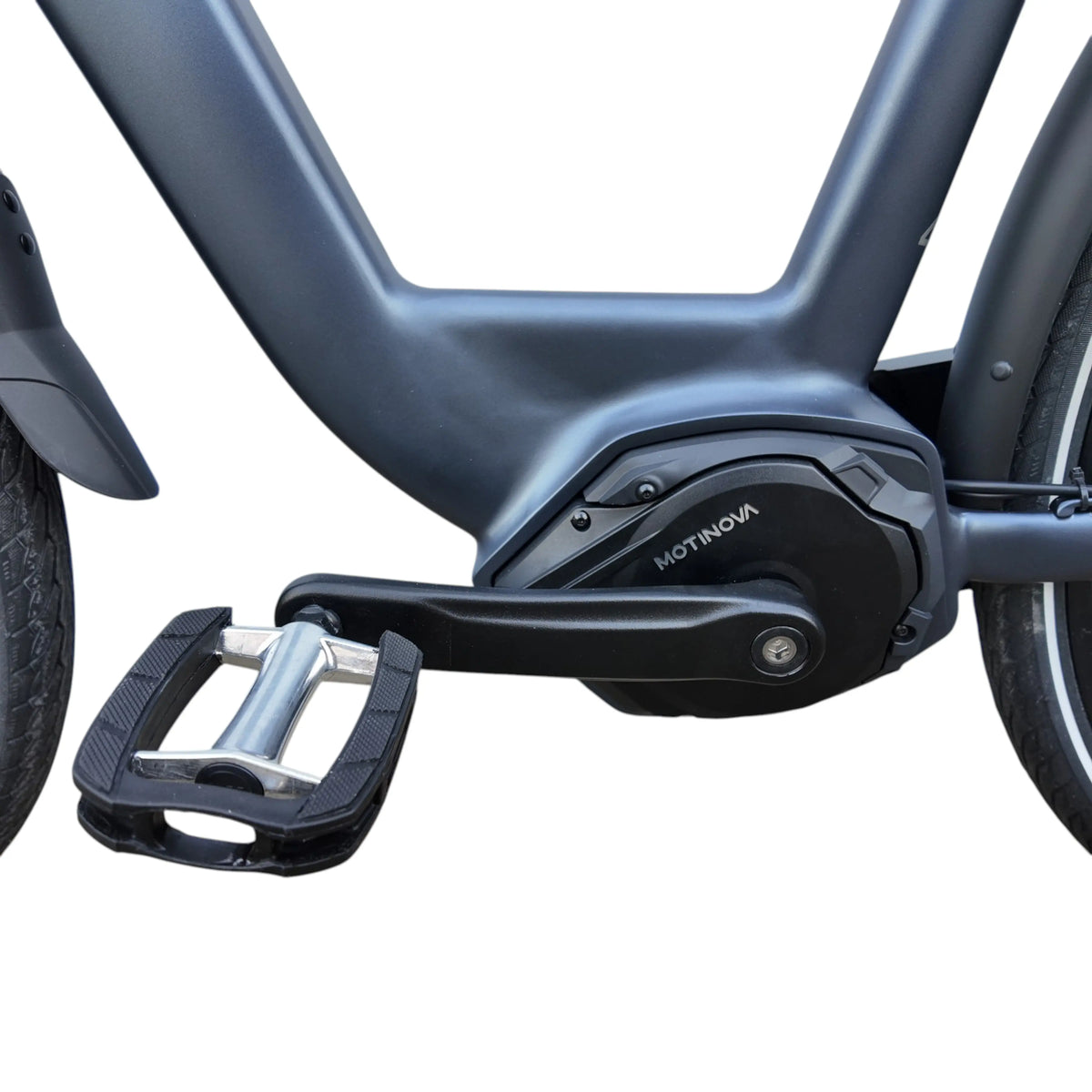 Altec Montana Next - Hydraulische Remmen - Elektrische Fiets - Mat Grijs - 28 inch - Accu 518Wh (37V, 14Ah) - 250W (65Nm) Middenmotor - Shimano Nexus 7 Versnellingen - AE-trading