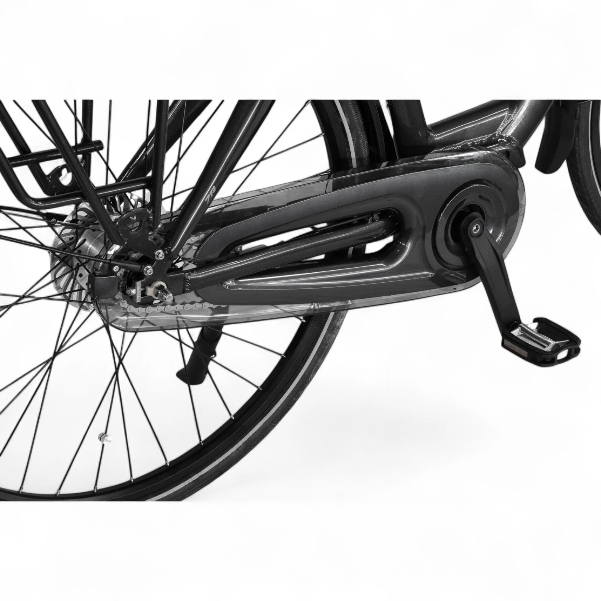 Altec Montana - Rollerbrakes - Elektrische Fiets - Zwart - 28 inch - Accu 518Wh (37V, 14Ah) - 250W (80Nm) Ananda Middenmotor - Shimano Nexus 7 Versnellingen - AE-trading