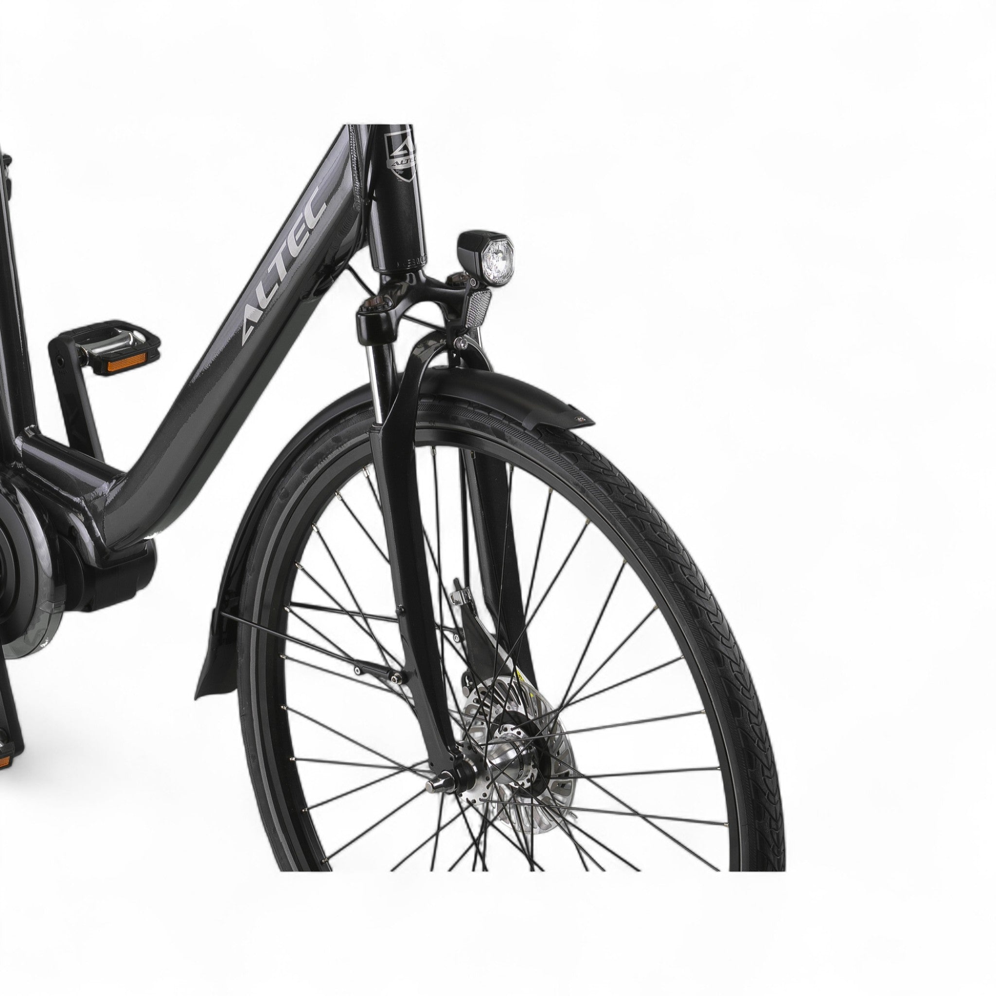 Altec Montana - Rollerbrakes - Elektrische Fiets - Zwart - 28 inch - Accu 518Wh (37V, 14Ah) - 250W (80Nm) Ananda Middenmotor - Shimano Nexus 7 Versnellingen - AE-trading