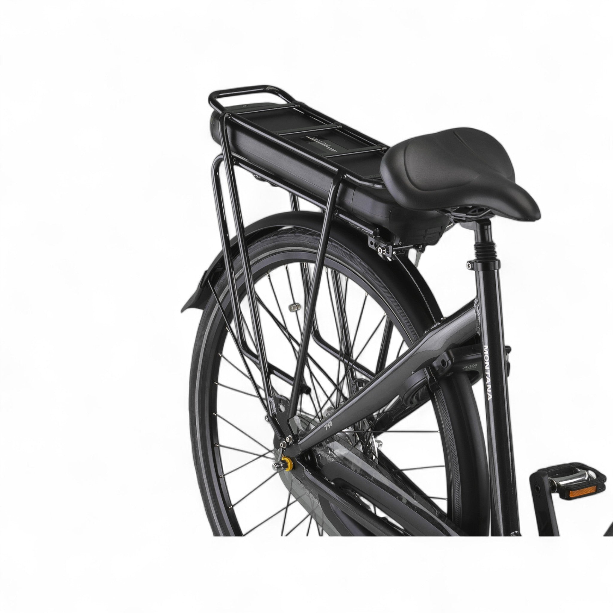Altec Montana - Rollerbrakes - Elektrische Fiets - Zwart - 28 inch - Accu 518Wh (37V, 14Ah) - 250W (80Nm) Ananda Middenmotor - Shimano Nexus 7 Versnellingen - AE-trading