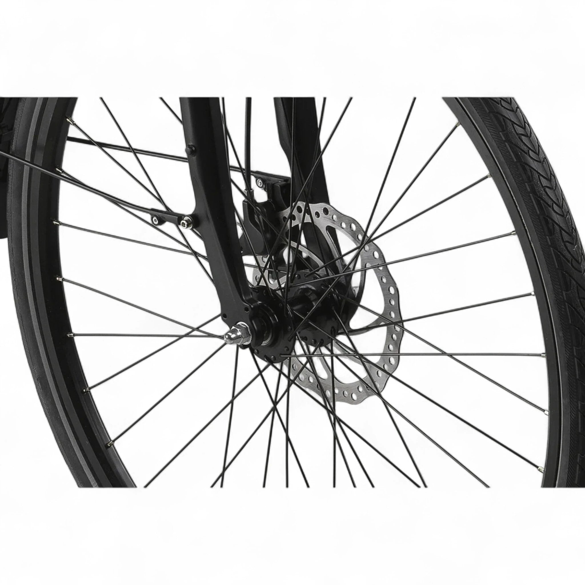 Altec Montana - V-Brake Remmen - Elektrische Fiets - Mat Zwart - 28 inch - Accu 518Wh (37V, 14Ah) - 250W (80Nm) Ananda Middenmotor - Shimano Nexus 7 Versnellingen - AE-trading