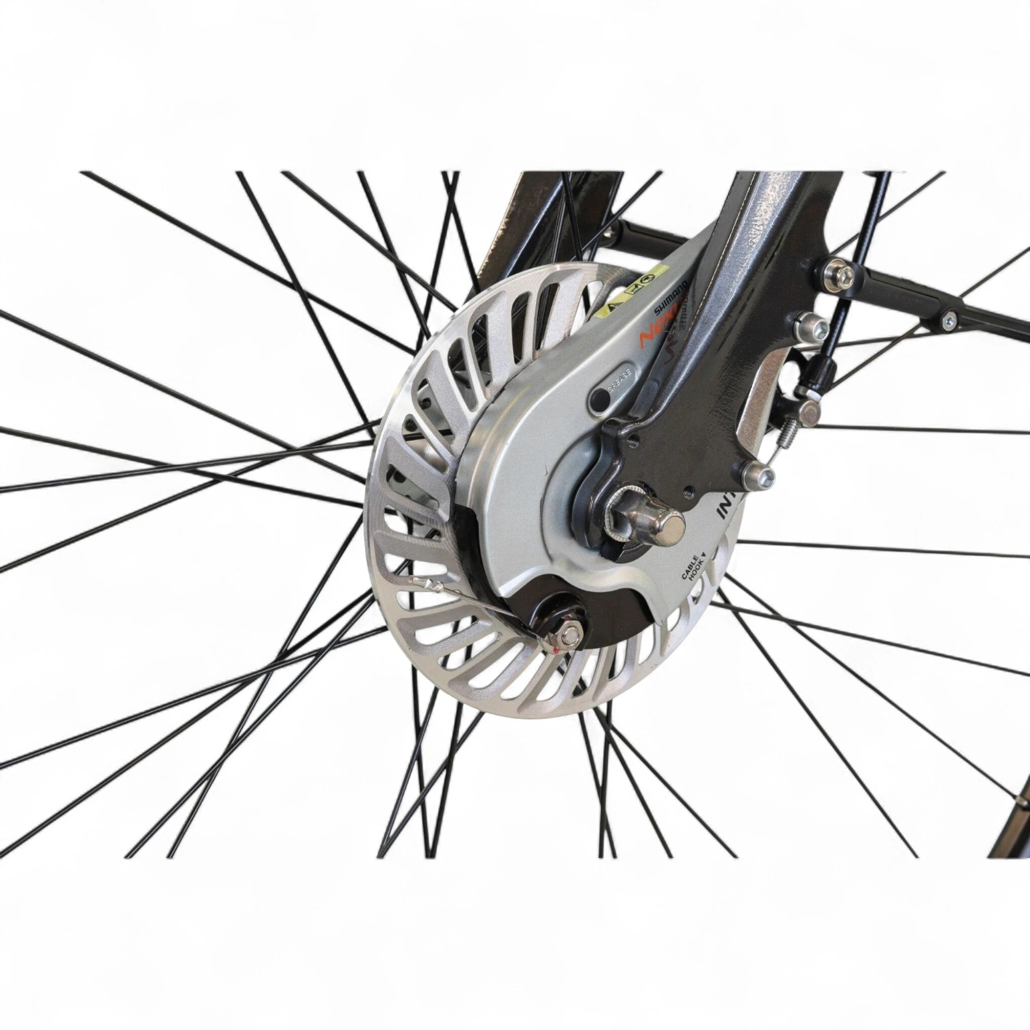 Altec Montana - V-Brake Remmen - Elektrische Fiets - Mat Zwart - 28 inch - Accu 518Wh (37V, 14Ah) - 250W (80Nm) Ananda Middenmotor - Shimano Nexus 7 Versnellingen - AE-trading