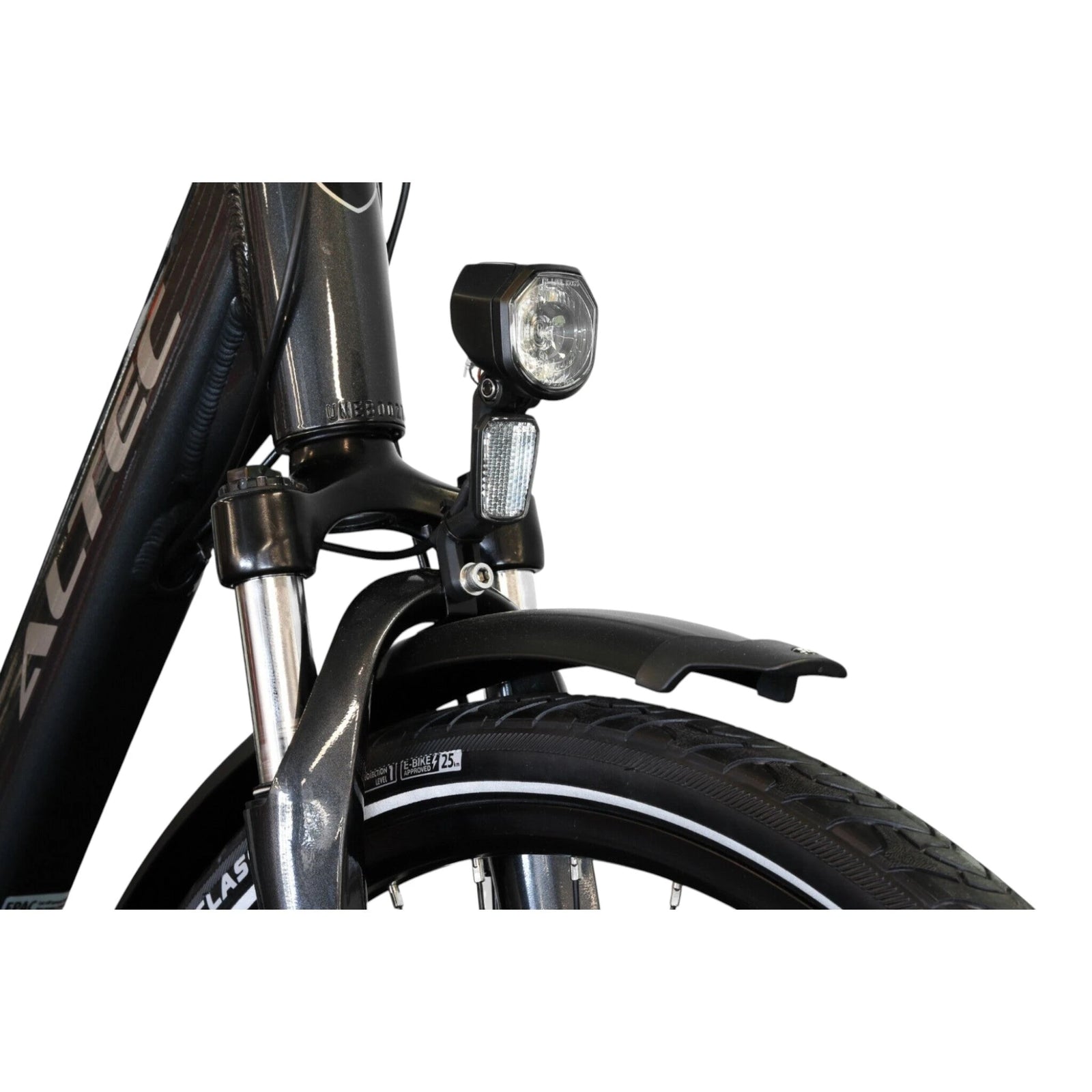 Altec Montana - V-Brake Remmen - Elektrische Fiets - Mat Zwart - 28 inch - Accu 518Wh (37V, 14Ah) - 250W (80Nm) Ananda Middenmotor - Shimano Nexus 7 Versnellingen - AE-trading