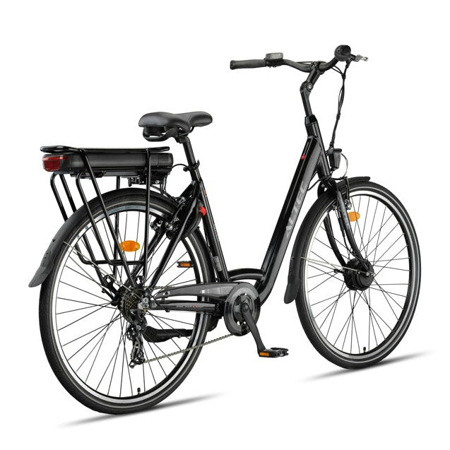 Altec Moven Elektrische Fiets 28 inch – 53 cm – Voorwielmotor – 518Wh – Shimano 7-speed – Zwart Glans - AE-trading
