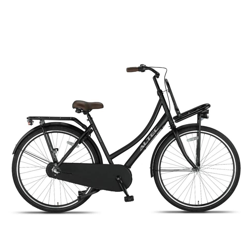 Altec Nostalgia 28 inch - 53cm - Mat Zwart - Damesfiets - AE-trading