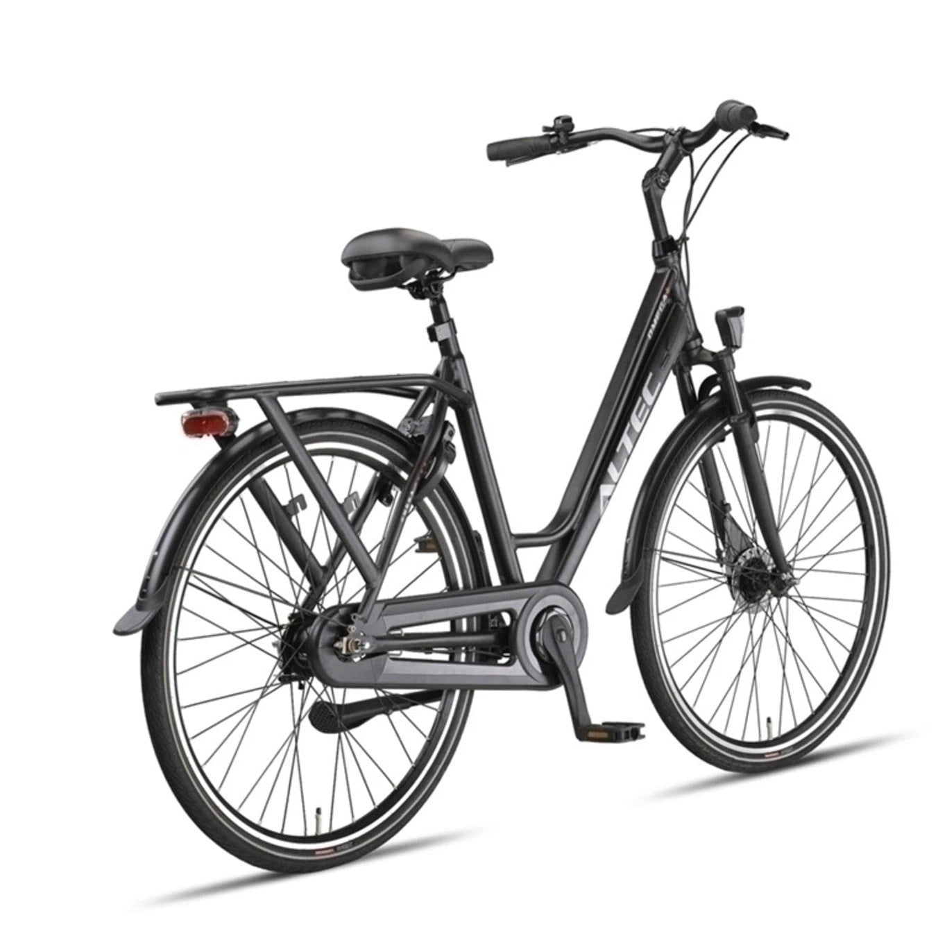 Altec Omega Plus 28 inch N-7 - Mat Zwart - 56cm - Damesfiets - AE-trading