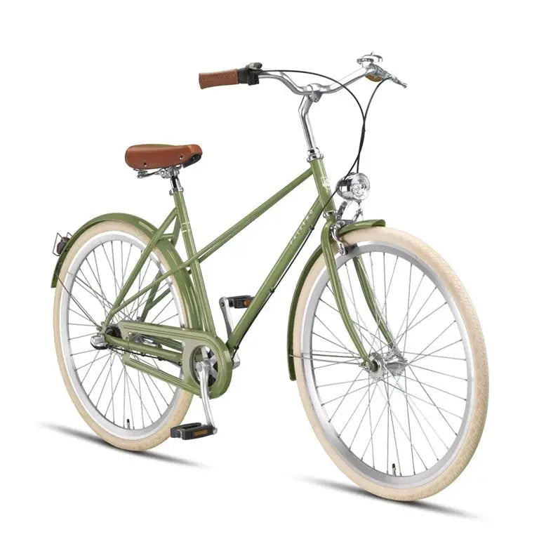 Altec Palermo 3T 28 Inch - Retro Groen - Damesfiets - AE-trading