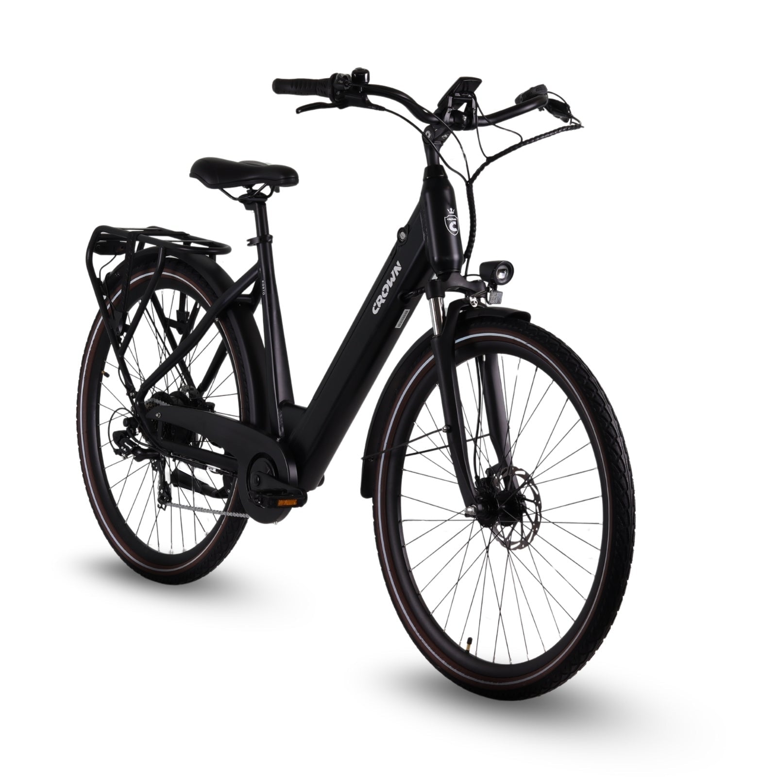 Altec Porto - 375Wh - Mat Zwart - Elektrische Fiets - AE-trading