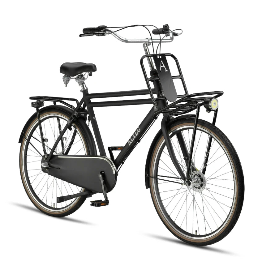 Altec Retro Transportfiets - 57cm - Mat Zwart - Herenfiets - AE-trading