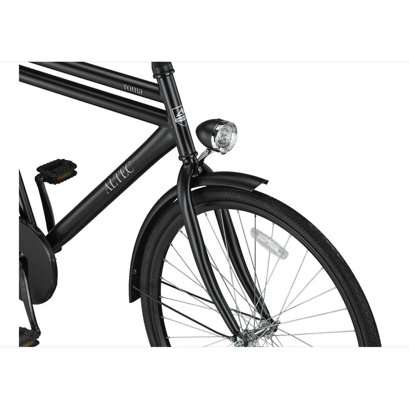 Altec Roma 61cm - Mat Zwart - Herenfiets - AE-trading