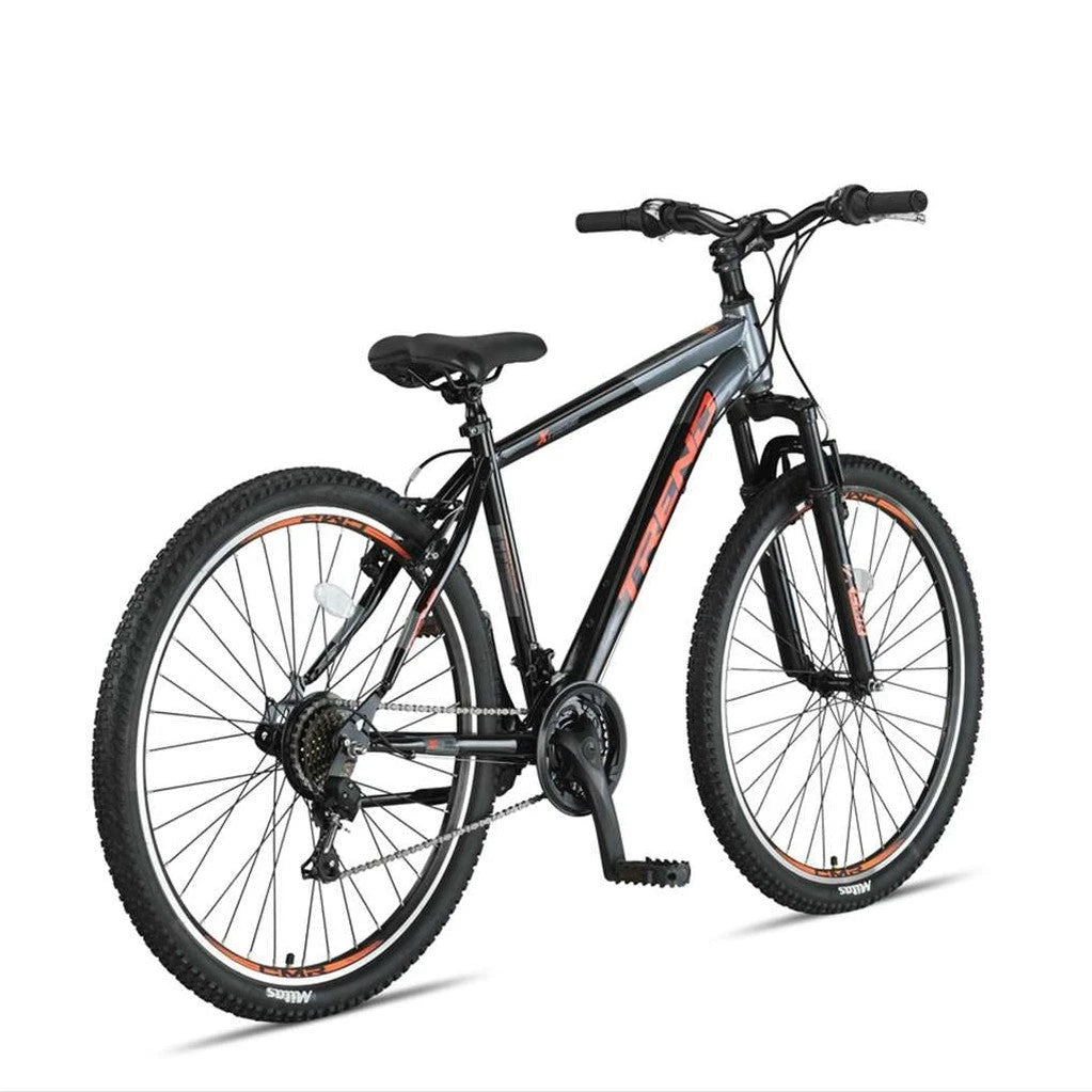 Altec Trend 27.5 Inch Mountainbike - Black / Orange - Jongensfiets - AE-trading