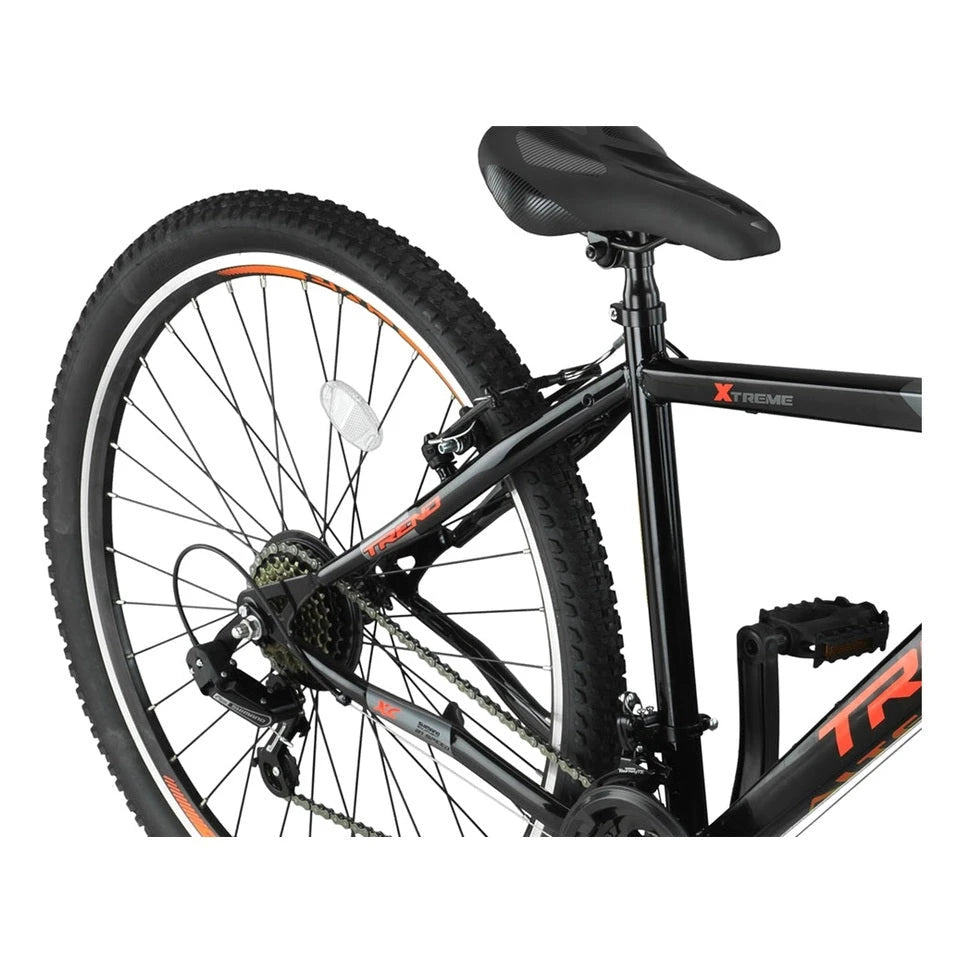 Altec Trend 27.5 Inch Mountainbike - Black / Orange - Jongensfiets - AE-trading