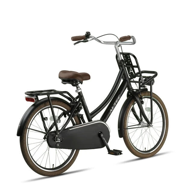 Altec Urban 22 inch Meisjes transportfiets - Mat zwart - AE-trading