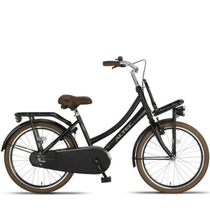 Altec Urban 22 inch Meisjes transportfiets - Mat zwart - AE-trading