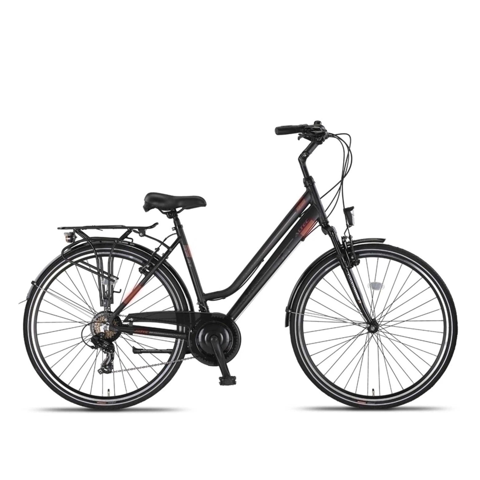 Altec Ventura Trekking V-Brakes - Black/Red - Damesfiets - AE-trading