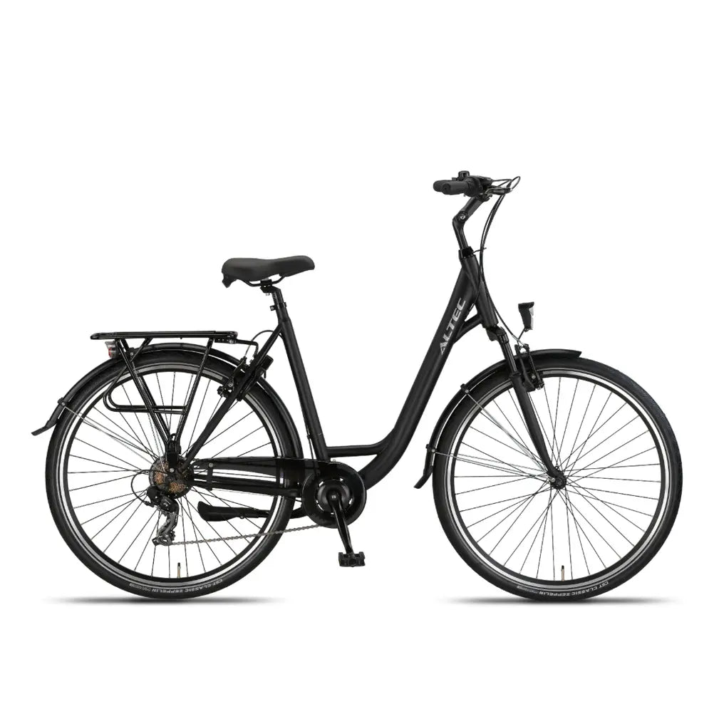 Altec Verona 28 Inch - 52cm - Mat Zwart - Damesfiets - AE-trading