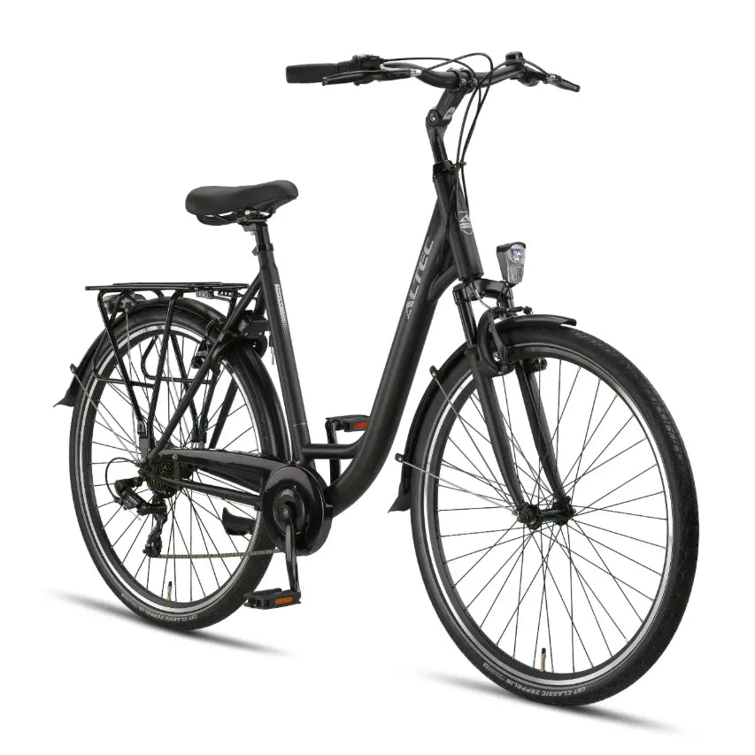 Altec Verona 28 Inch - 52cm - Mat Zwart - Damesfiets - AE-trading