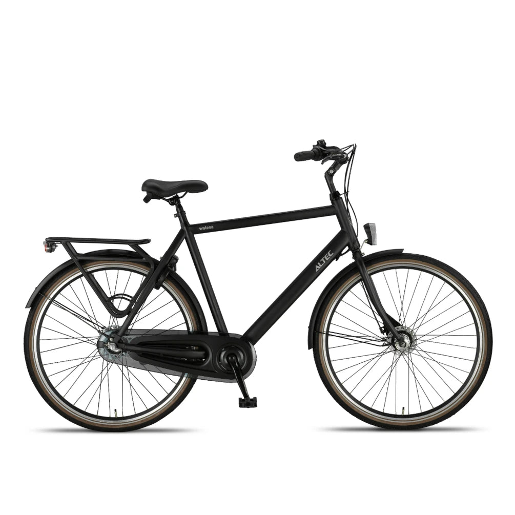 Altec Walesa N-3 - 61cm - Mat Zwart - Herenfiets - AE-trading
