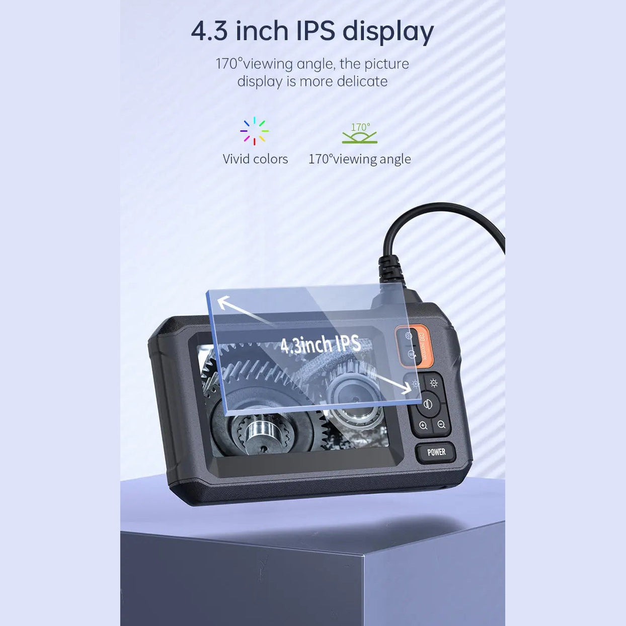 Anroc C30-M Industriële Endoscoop met enkele camera en led - professionele inspectiecamera