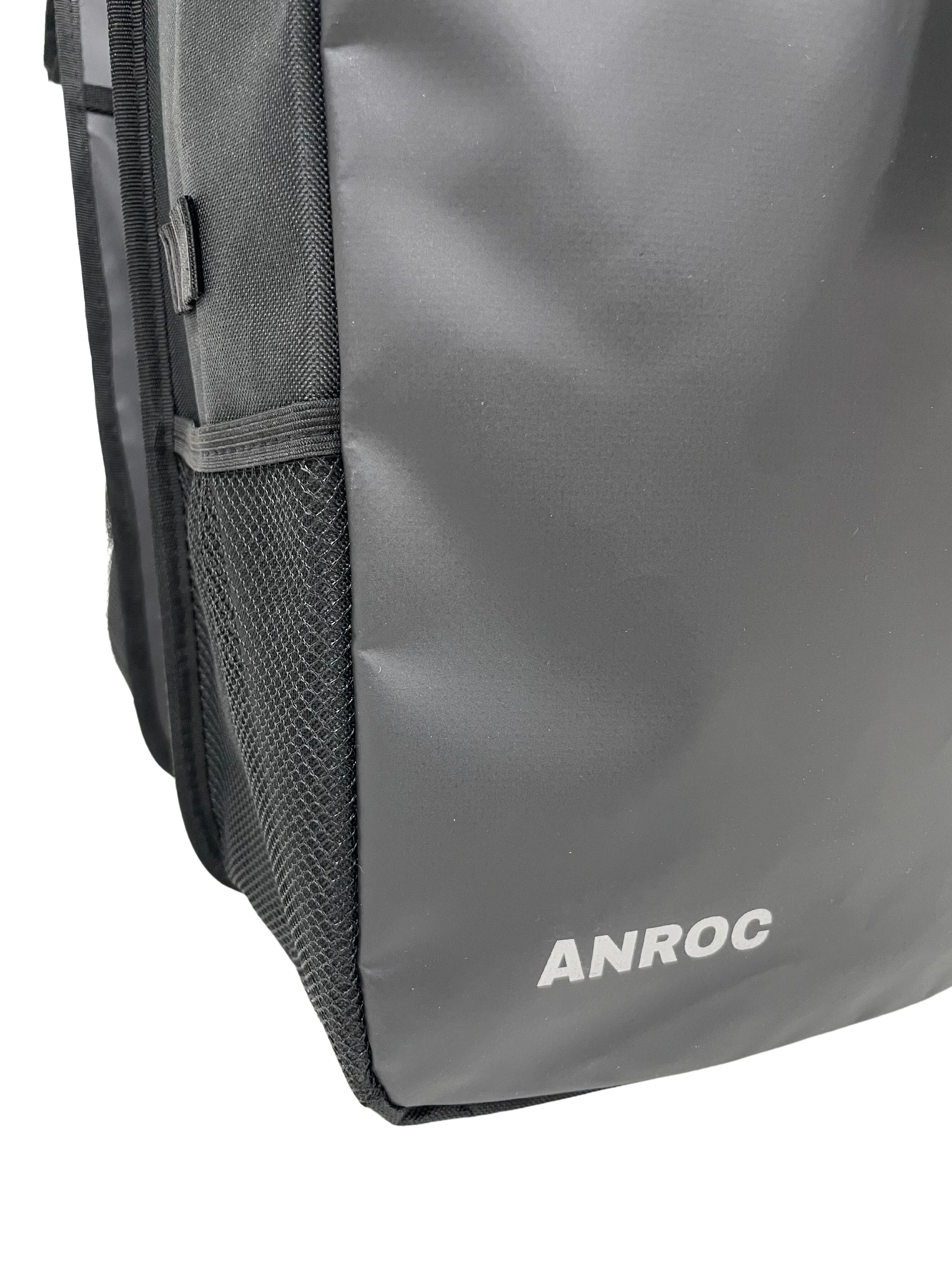 Anroc Dubbele Fietstas met Roltop Sluiting - 46 Liter - Waterbestendig - Zwart - AE-trading