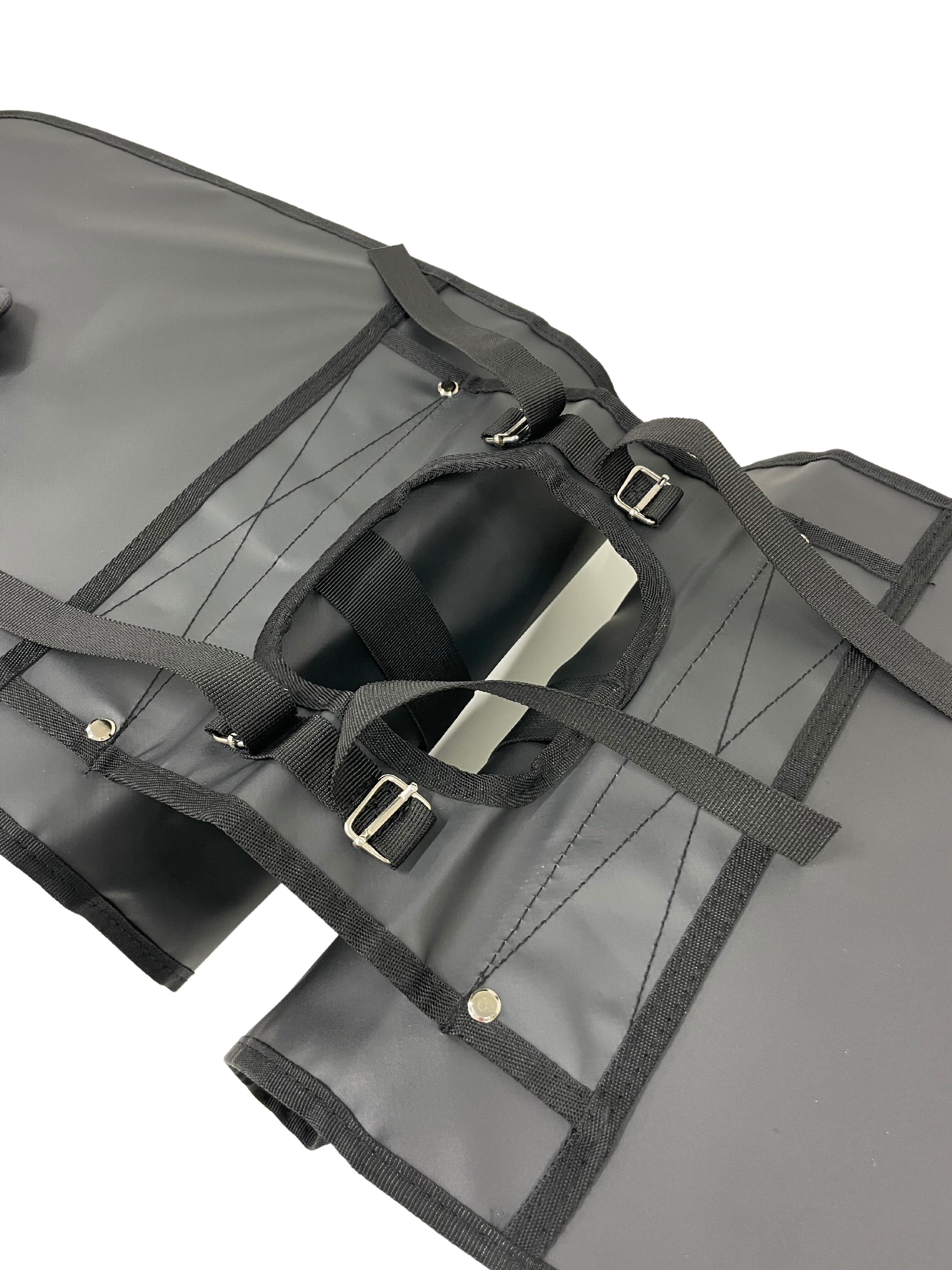 Anroc Dubbele Fietstas met Roltop Sluiting - 46 Liter - Waterbestendig - Zwart - AE-trading