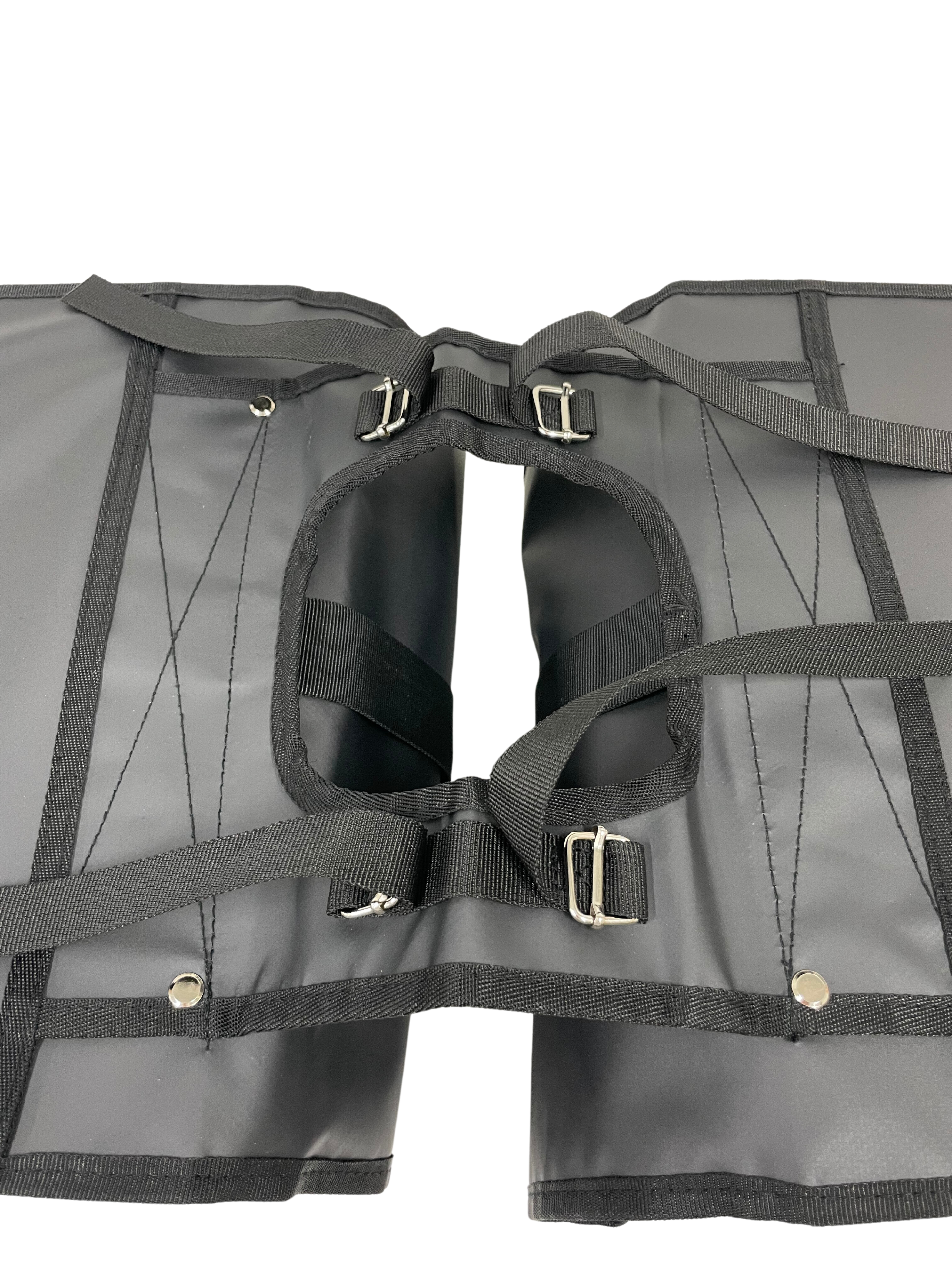 Anroc Dubbele Fietstas met Roltop Sluiting - 46 Liter - Waterbestendig - Zwart - AE-trading