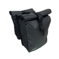 Anroc dubbele fietstas roltop 46L — waterbestendig, zwart - AE-trading