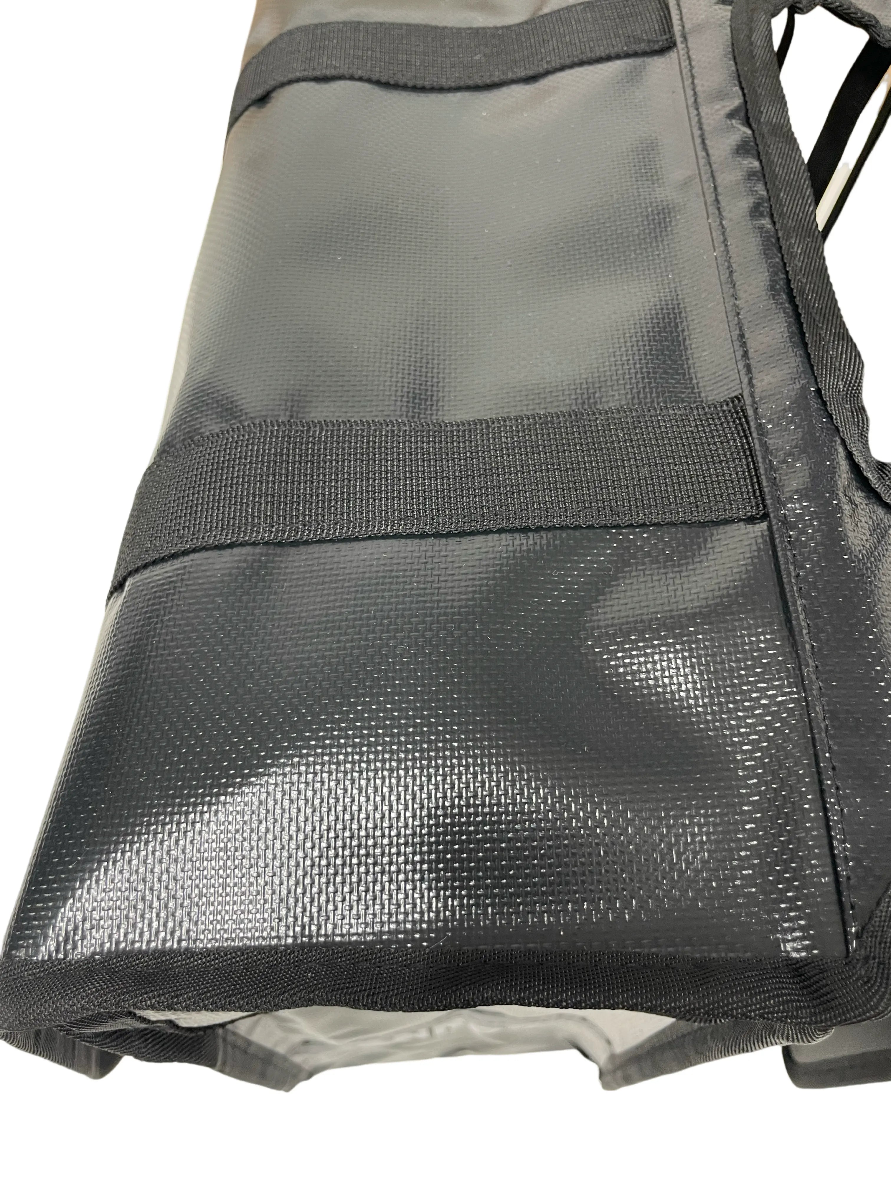 Anroc Dubbele fietstas 46L zwart - Tarpaulin PVC - Waterdicht en Reflecterend - AE-trading