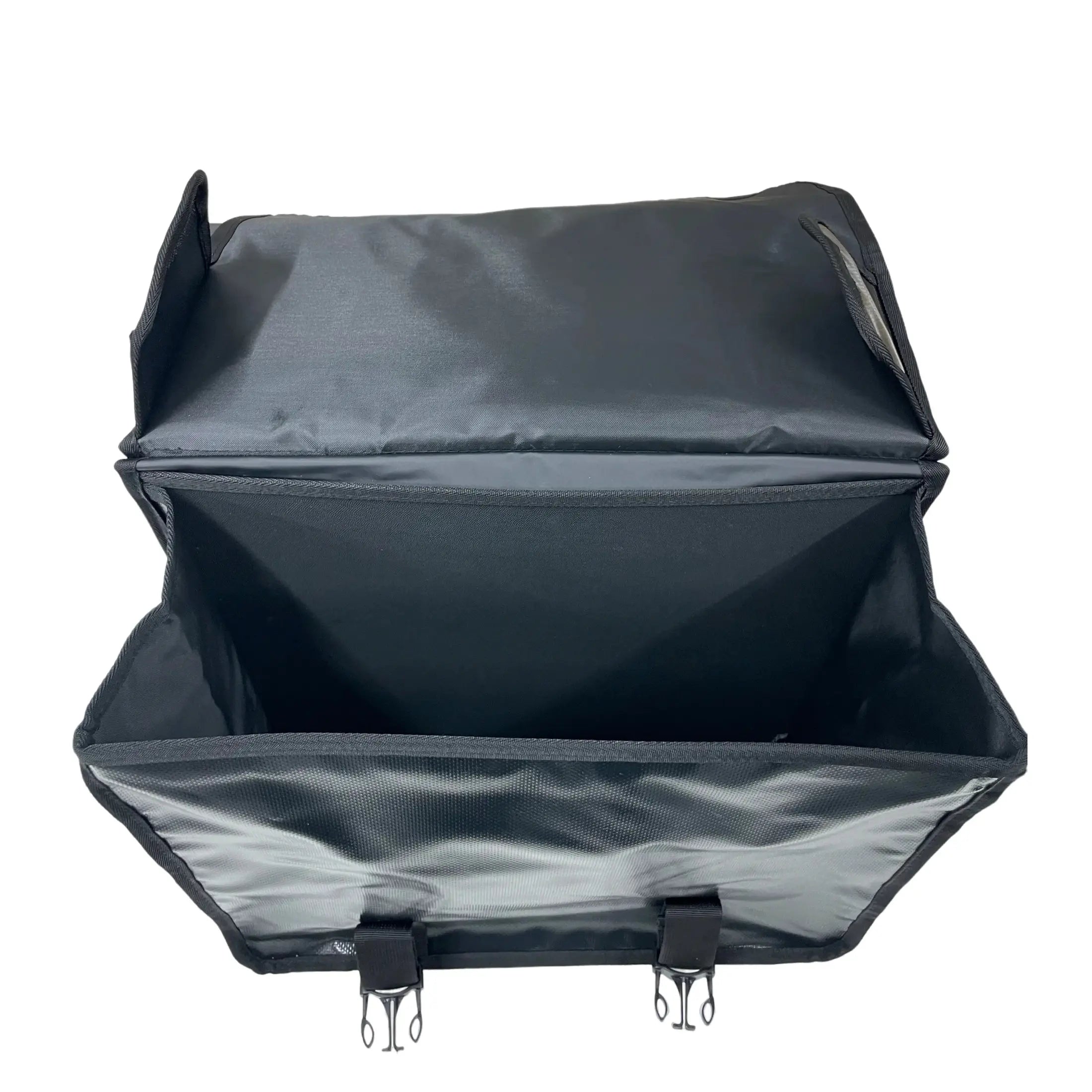 Anroc Dubbele fietstas 46L zwart - Tarpaulin PVC - Waterdicht en Reflecterend - AE-trading