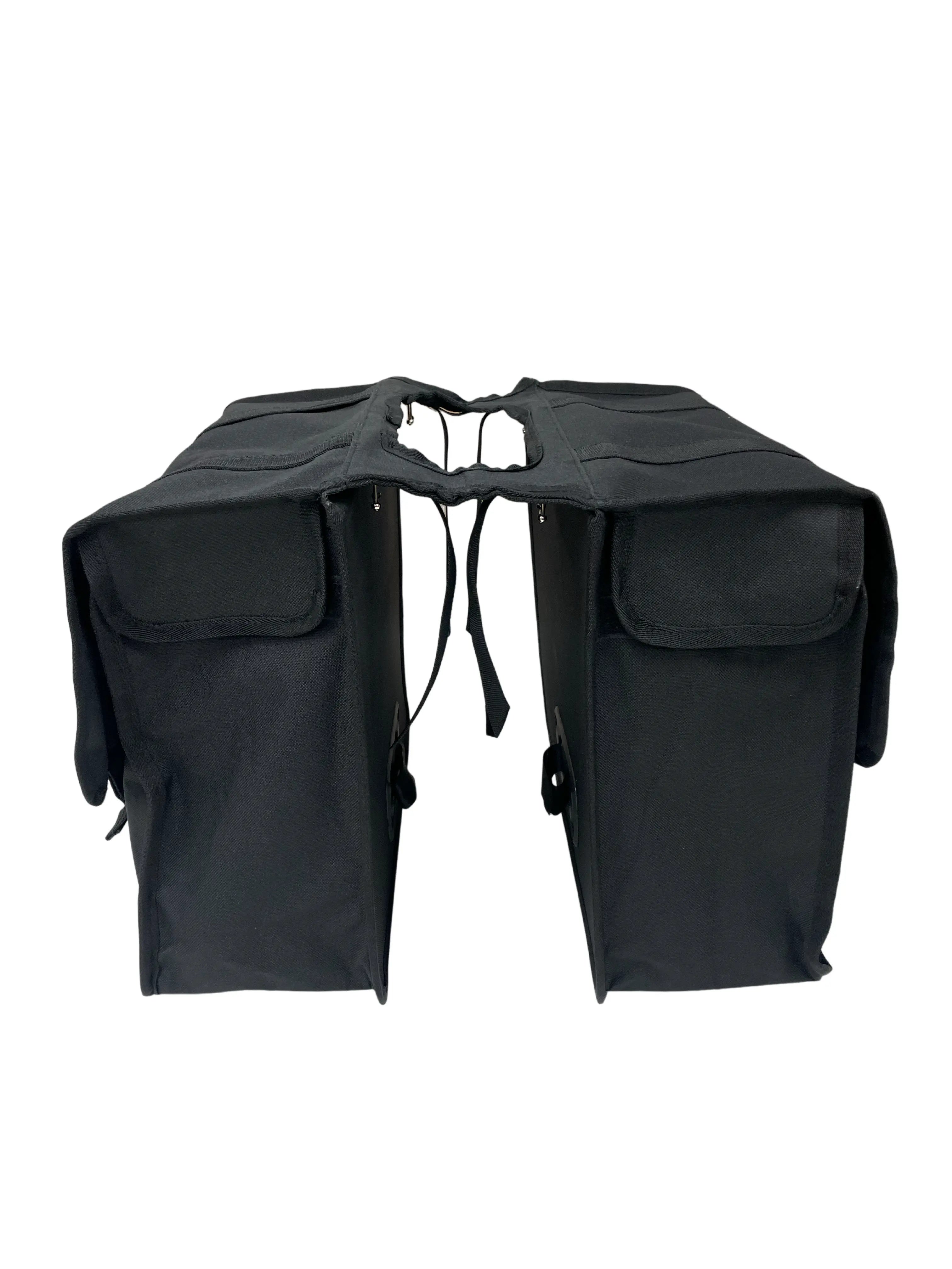 Anroc Dubbele fietstas 46L zwart - Waterdicht en Reflecterend - AE-trading