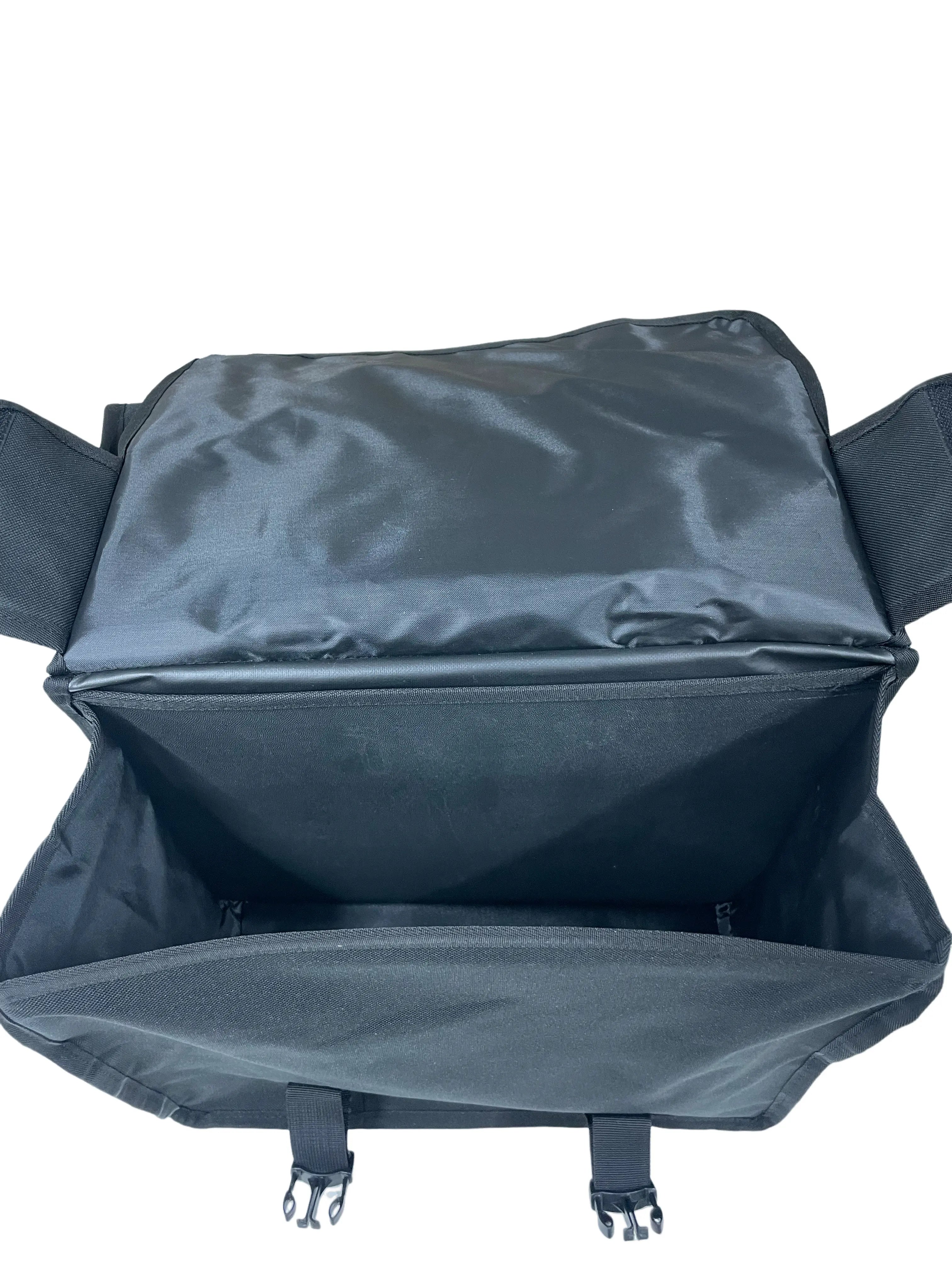 Anroc Dubbele fietstas 46L zwart - Waterdicht en Reflecterend - AE-trading