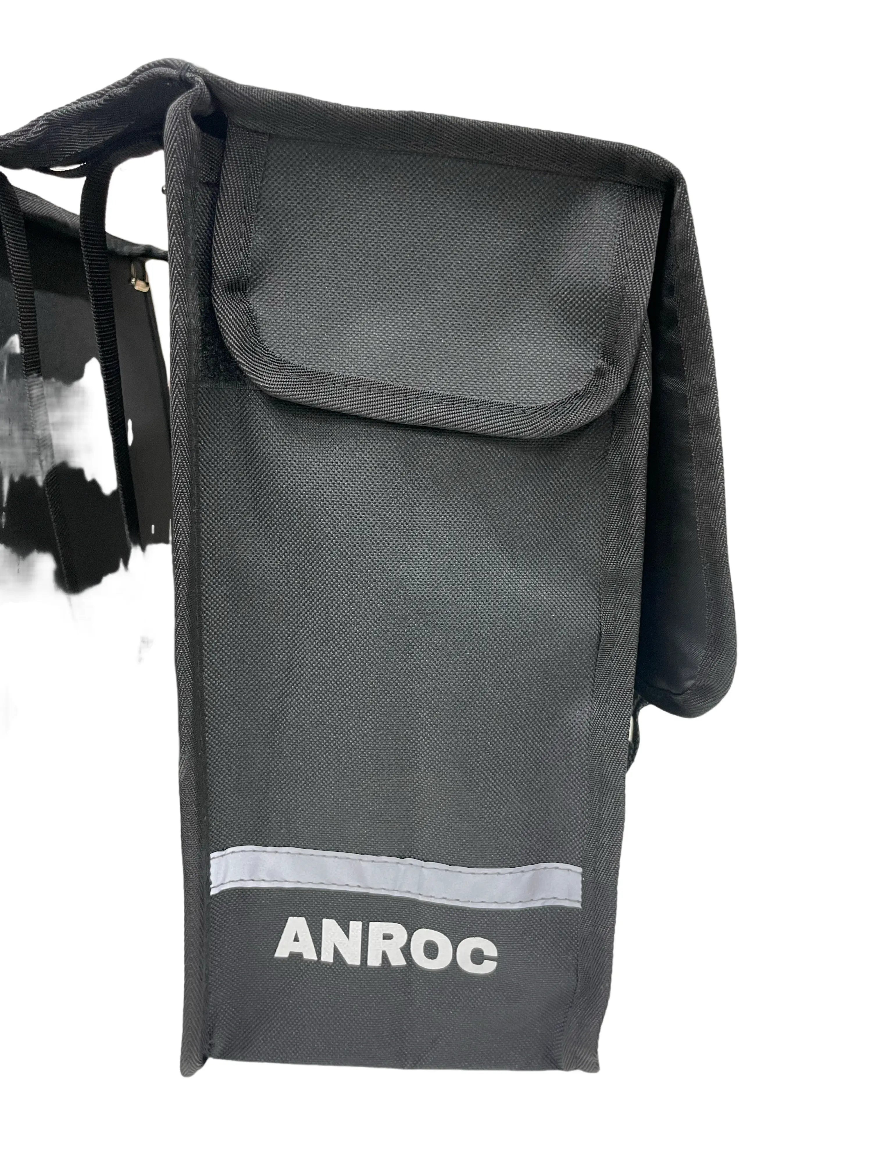 Anroc Dubbele fietstas 46L zwart - Waterdicht en Reflecterend - AE-trading