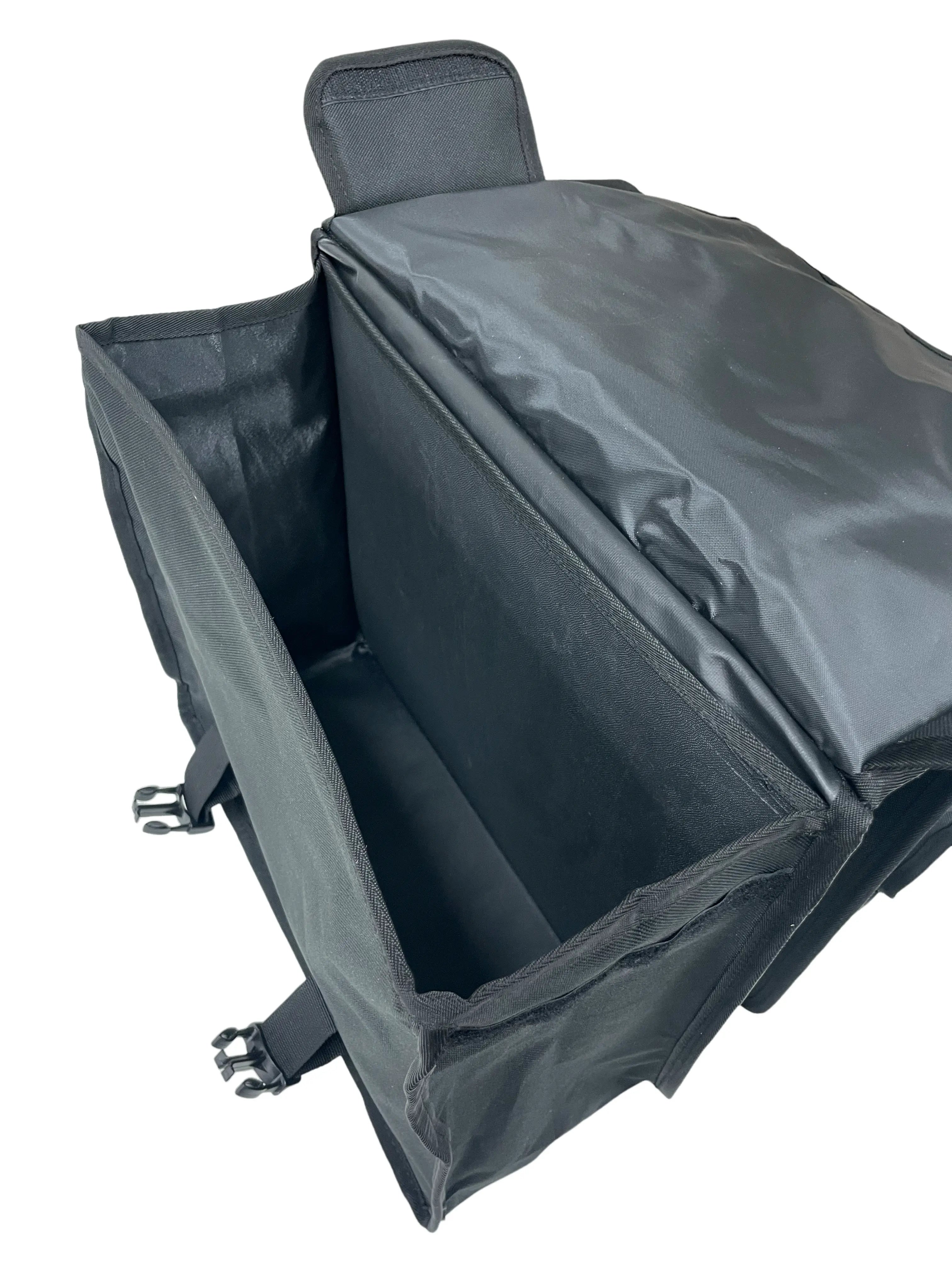 Anroc Dubbele fietstas 46L zwart - Waterdicht en Reflecterend - AE-trading